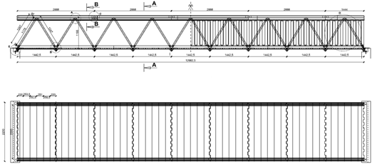 Alumínium gyaloghíd PML „TL” hídrendszerrel 
